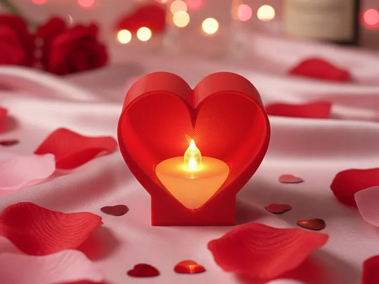 Heartlight Candle for Valentine's Day