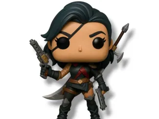 FUNKO POP SAMIRA CHIBI FIGURE LEAGUE OF LEGEND