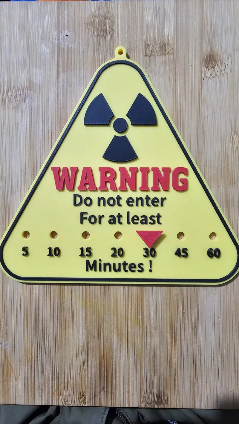 Bathroom smell warning scale