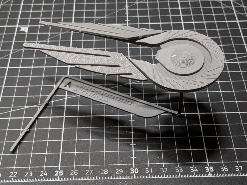 Starfleet USS Athena NCC-392023 Starship Kitcard