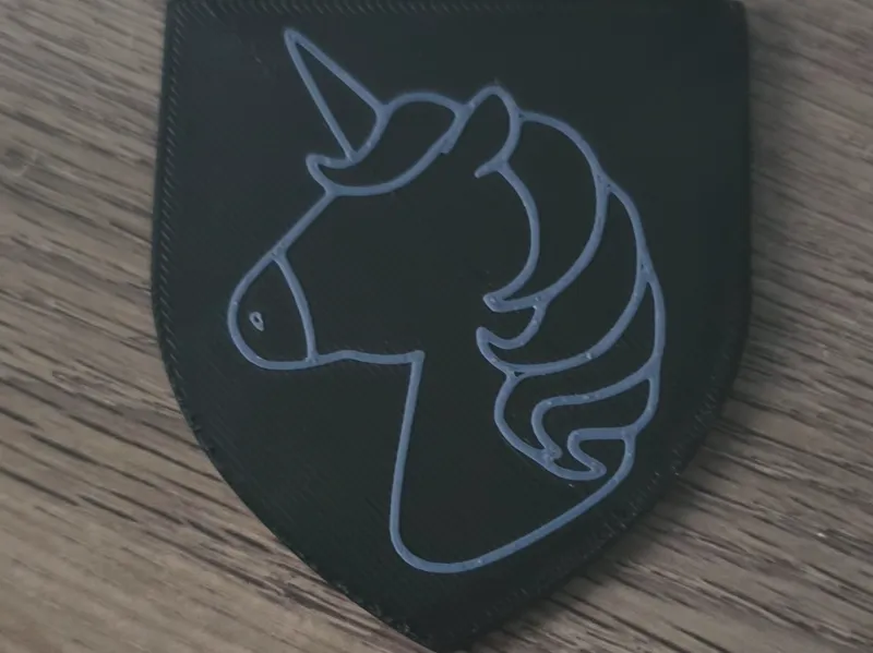 Unicorn Badge Topper for Car