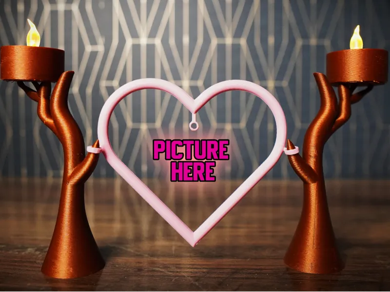 Picture Hanger - Valentine's Day Theme - Heart
