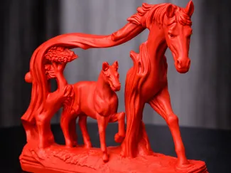 Anno del cavallo 2026 - Stallone con puledro