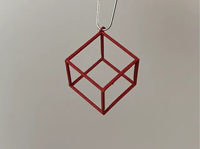 Cube earring