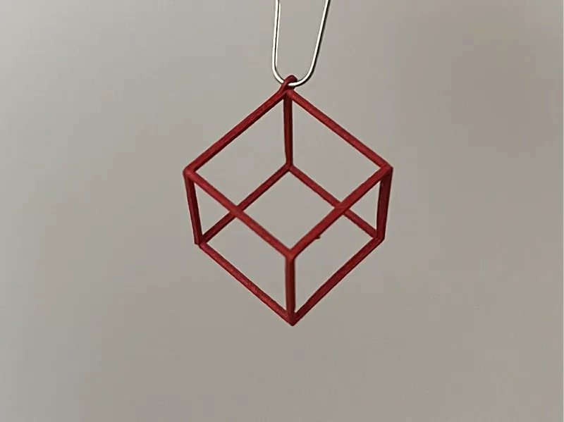 Cube earring