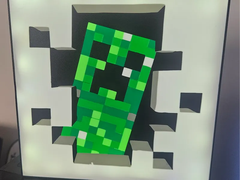 Minecraft Creeper Lightbox