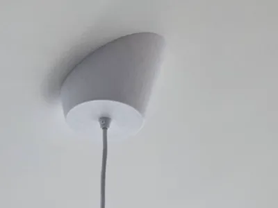 Lamp cup for pitched roofs