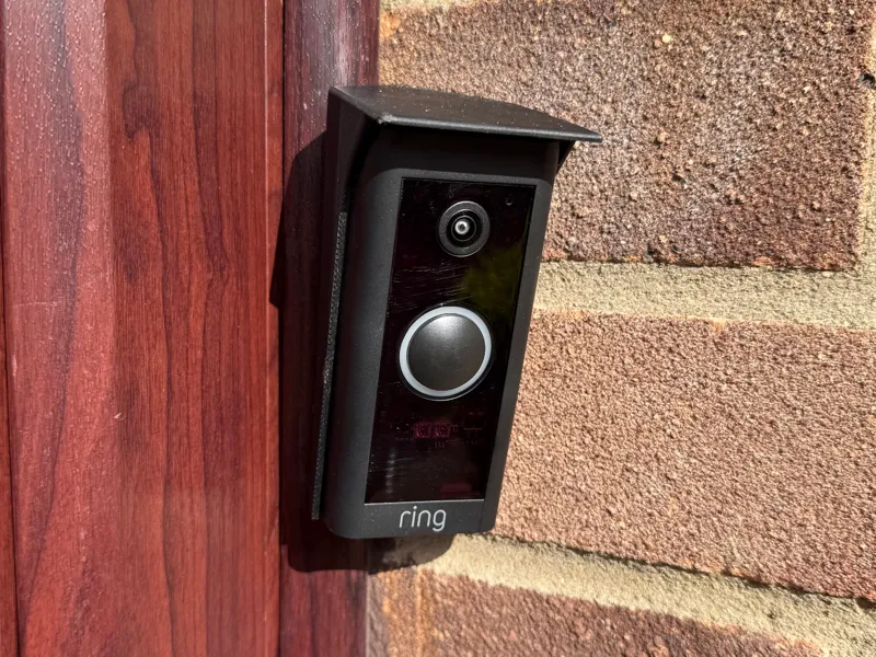 45° & Flat Wall Mount for Ring Wired Doorbell