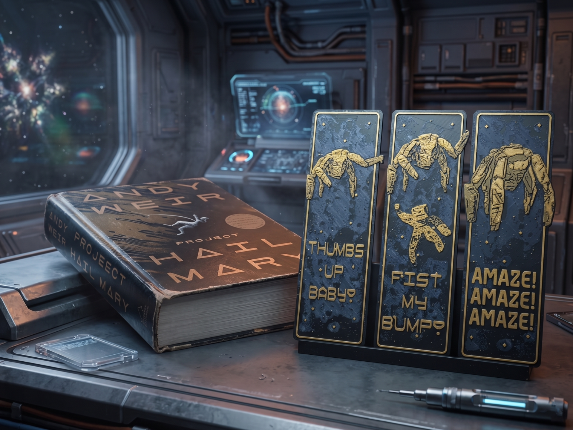 Project Hail Mary Bookmark Set