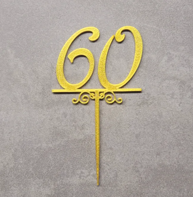 60 - Cake topper 