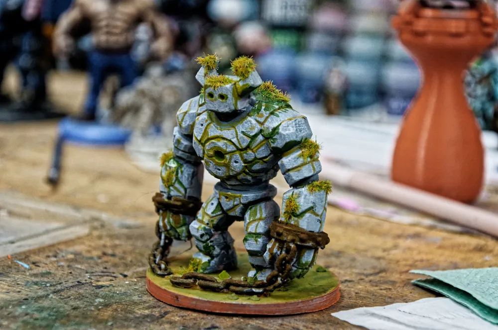 Huge Stone Golem - 28mm or 32mm Miniatures main image 1