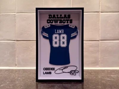CeeDee Lamb - Dallas Cowboys - Jersey Frame