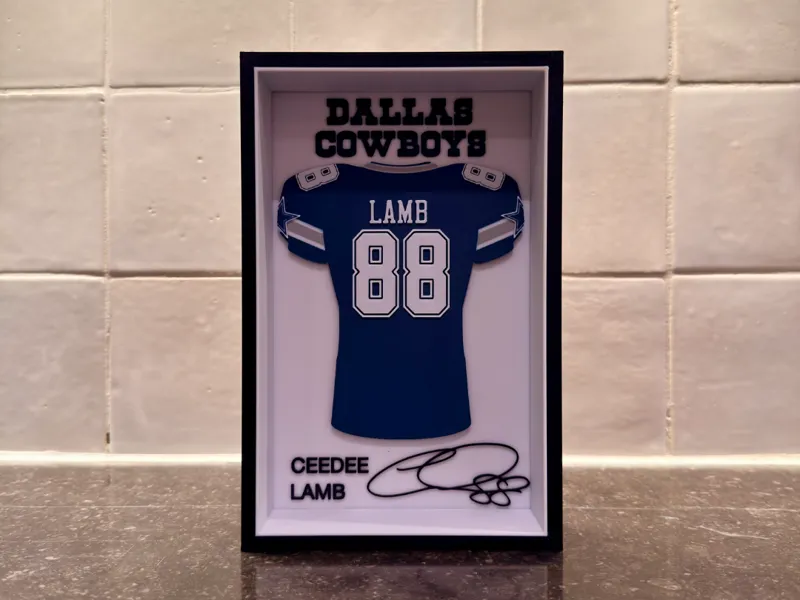 CeeDee Lamb - Dallas Cowboys - Jersey Frame