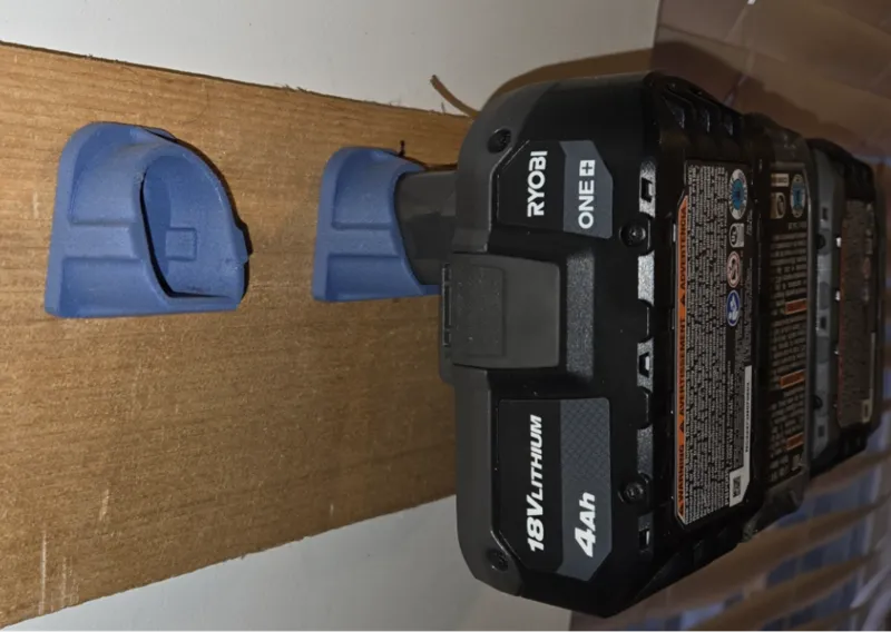 Ryobi One+ 18V Battery Wall Mount