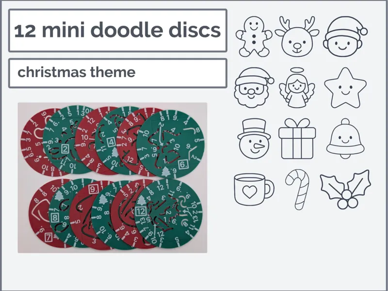 Doodle Disc Christmas Tiny Set