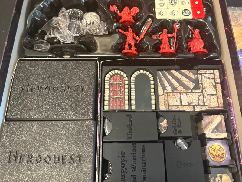 Hero Quest First Light Board Game Insert