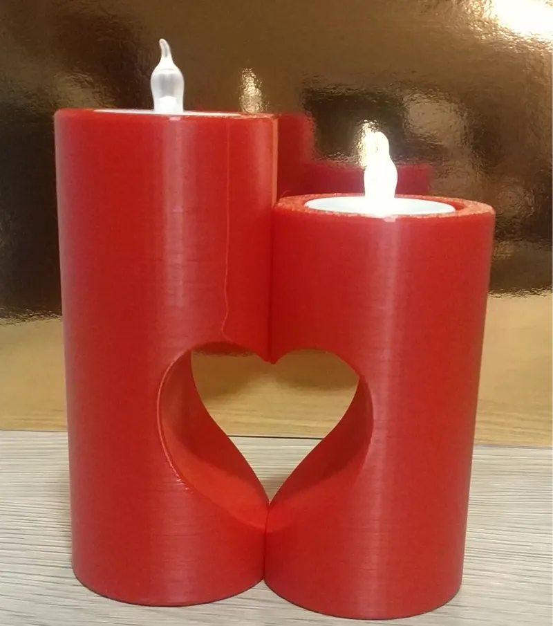 Heart candelstick