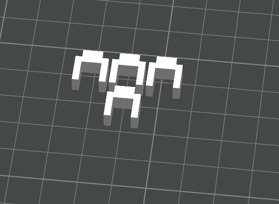 Miniatura 5 do modelo 3D 干燥箱料盘支架-A1mini A1 密封箱支架-四料盘