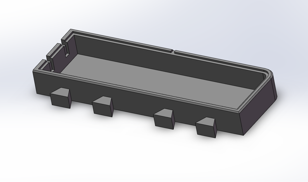 Miniatura 6 do modelo 3D 干燥箱料盘支架-A1mini A1 密封箱支架-四料盘