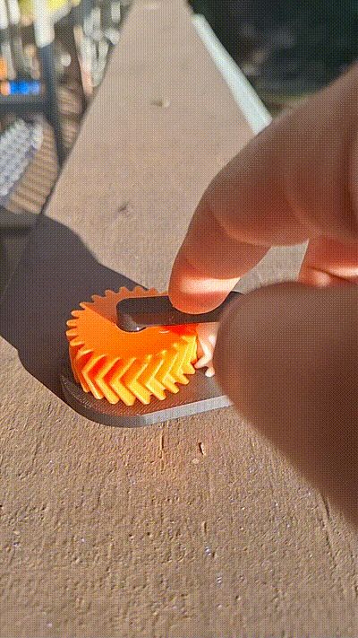 Herringbone Gear Fidget