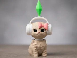 Bobblehead sims cat AMS ultimate version