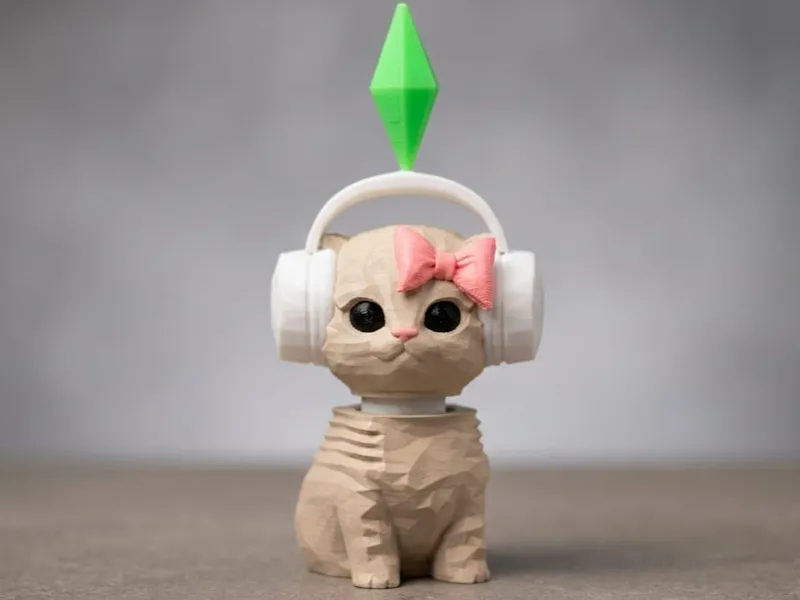 Bobblehead sims cat AMS ultimate version