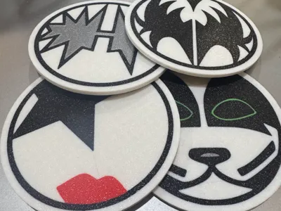 Kiss Coasters Set
