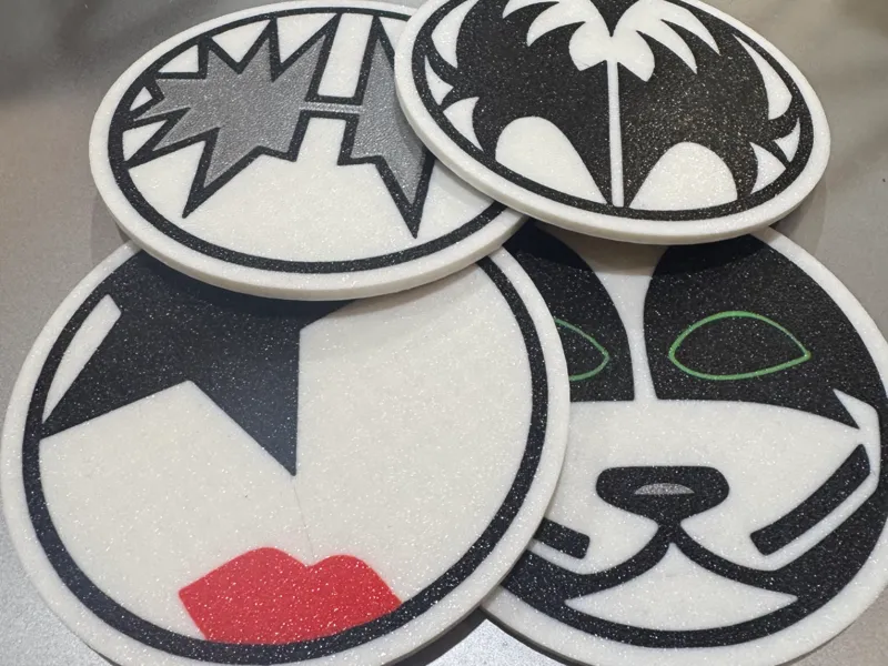 Kiss Coasters Set
