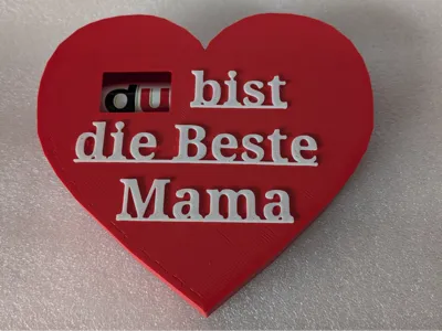 Mother's Day Heart Duplo