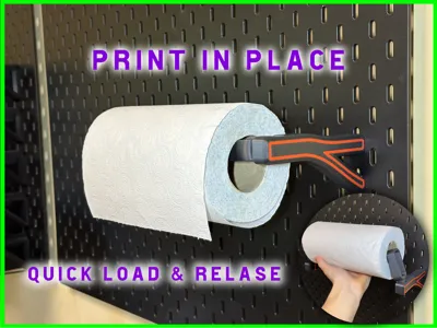 Ikea Skadis Quick Load Paper Towel Holder 
