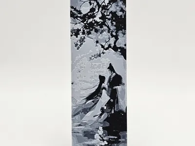 Bookmark "Japanese Couple Cherry Blossom Tree"