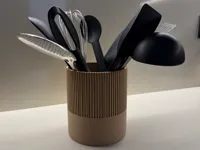 Fluted Utensil Holder
