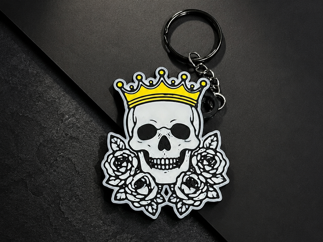 Skull King Keychain