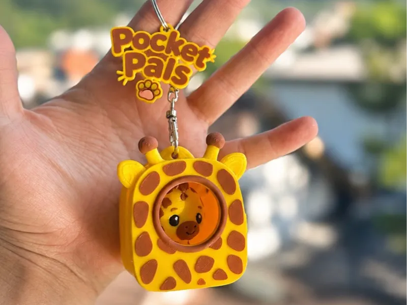 Pocket Pals - Giraffe Bag Charm