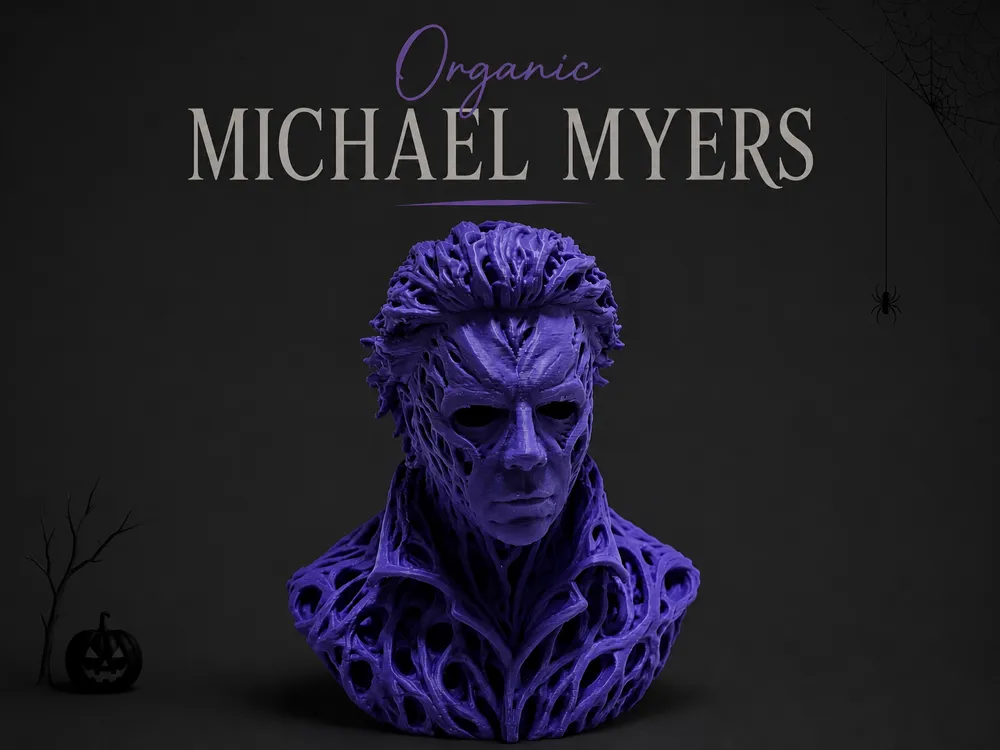 Figura decorativa: Organic Michael Myers Bust. Referencia del modelo original.