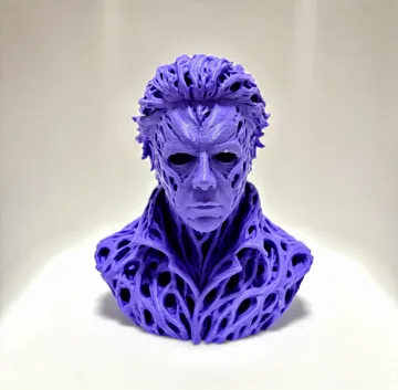 Figura decorativa: Organic Michael Myers Bust — vista de referencia 3