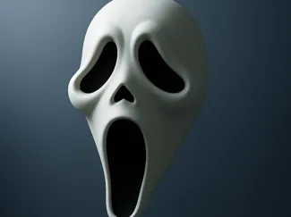 Ghostface / Scream Maske - Deko oder Wearable
