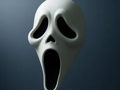 Ghostface / Scream Maske - Deko oder Wearable