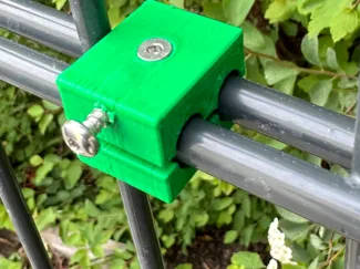 Halterung Doppelstabmatte
