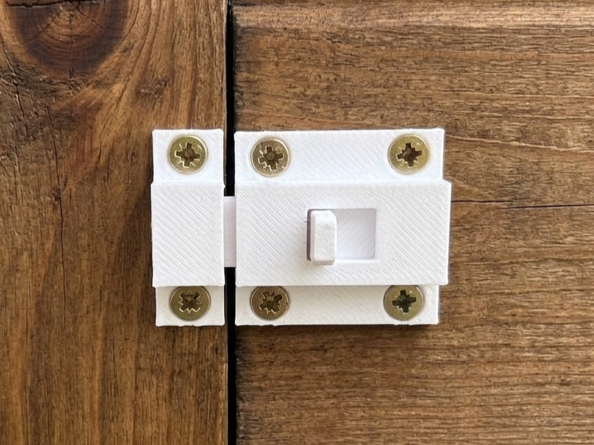 SlideLock – Easy Print Sliding Bolt Lock