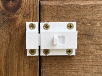 SlideLock – Easy Print Sliding Bolt Lock
