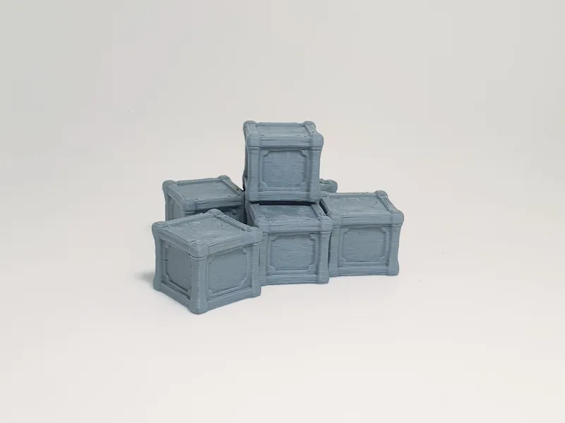 Small Wooden Crates - Free 3D Print Model - MakerWorld