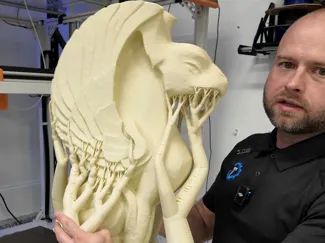 Art Deco Griffin Statue