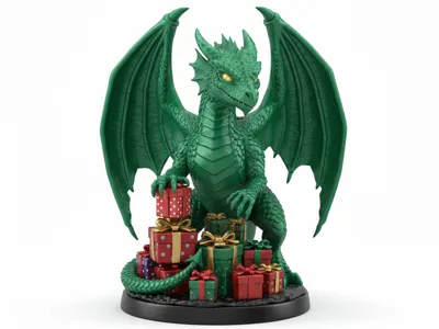 Grinch Christmas Dragon - Gift Thief
