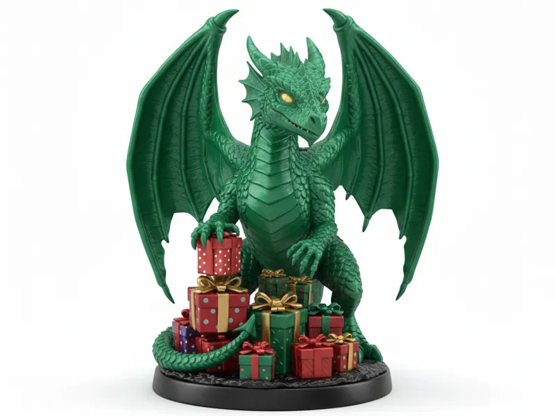 Grinch Christmas Dragon - Gift Thief