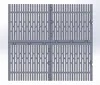 for 40 fish tanks with 8mm thick glass Specifications: 384 (L) * 350 (H) * 5 (T) & two tensioning sliders & mortise and tenon joint connection