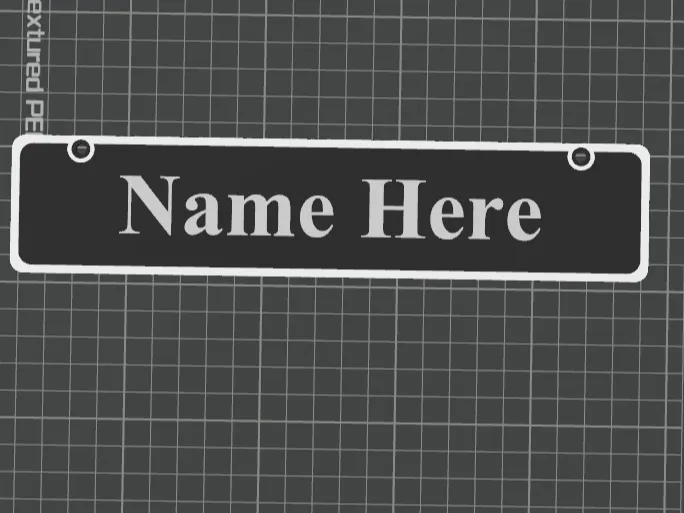 Name Plate