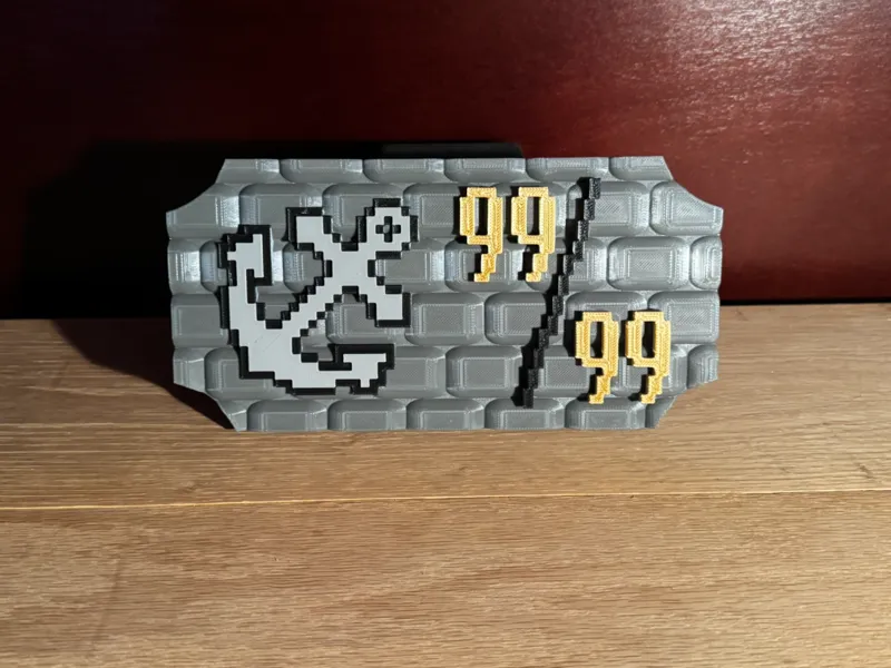 OldSchool RuneScape 99 Sailing Plaque V3