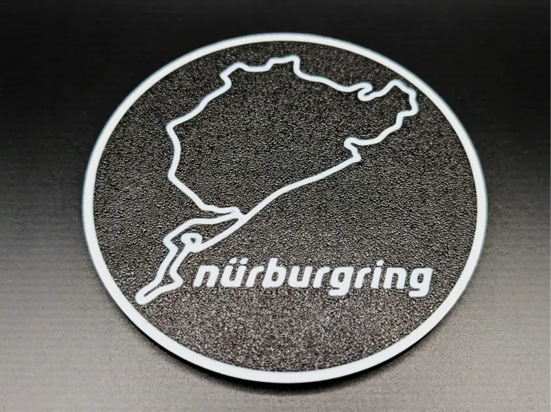 BMW Nurburgring Race Track Drink Coaster