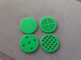 Spice Jar shaker discs (large & small holes)